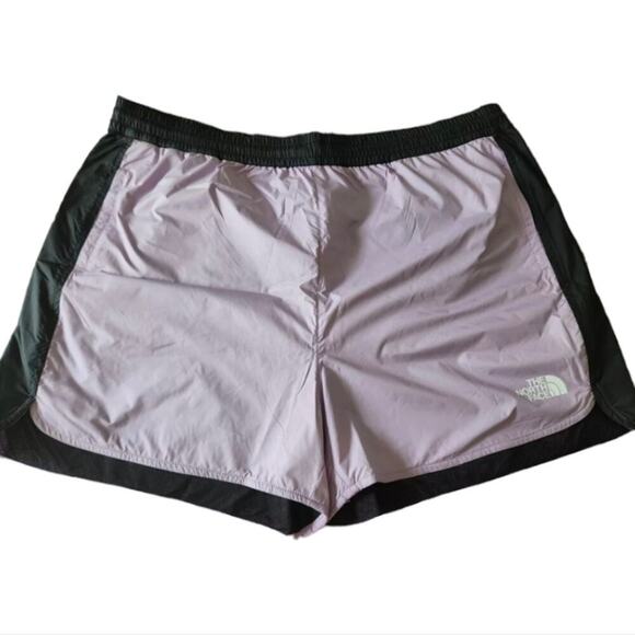 The North Face Hydrenaline 2000 woven shorts in lilac and black Plus Size 3X New - Picture 12 of 14